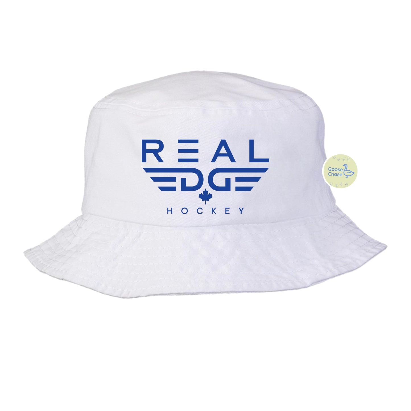 Real Edge Bucket Hat White