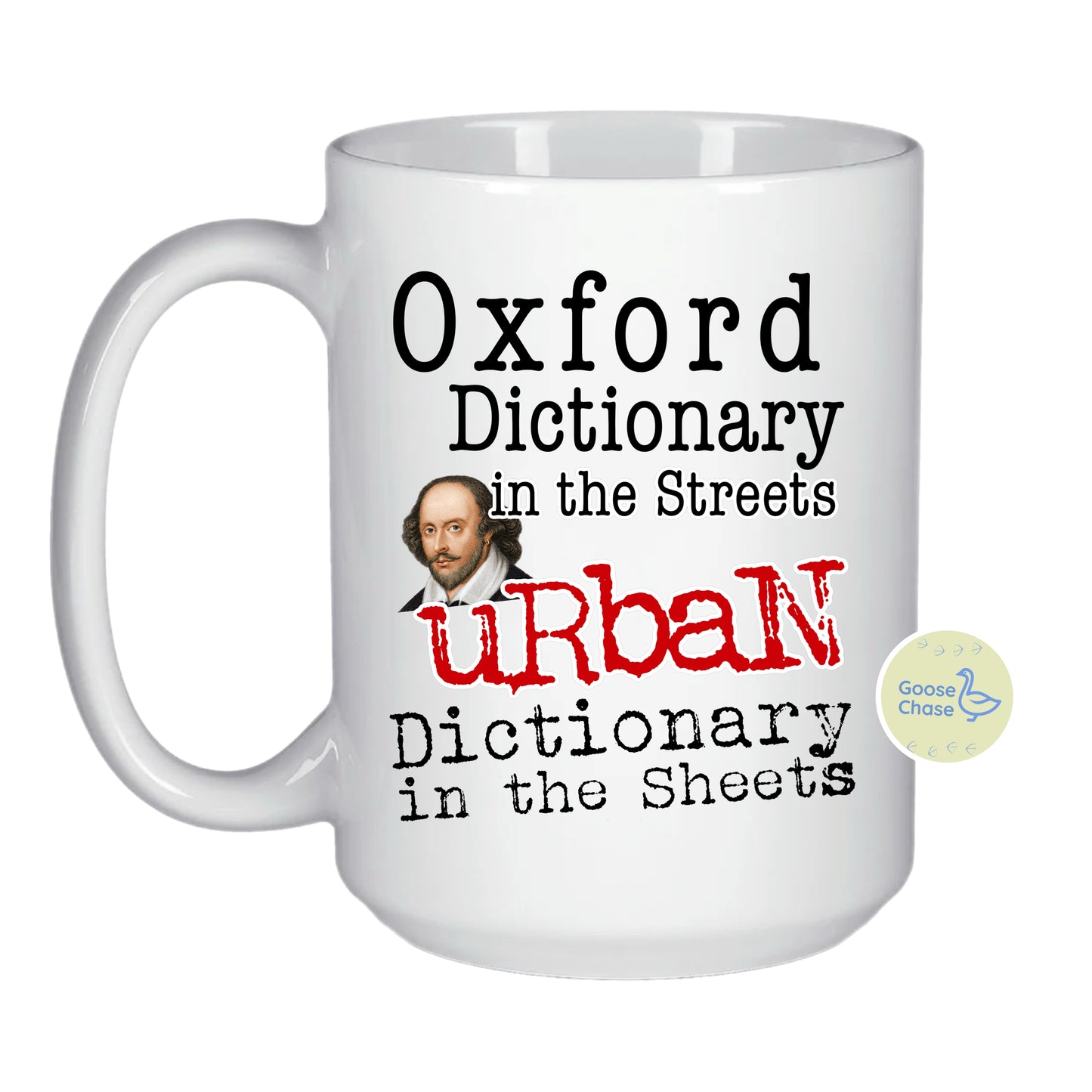 Oxford Dictionary in the Streets Urban Dictionary in the Sheets Mug - Black