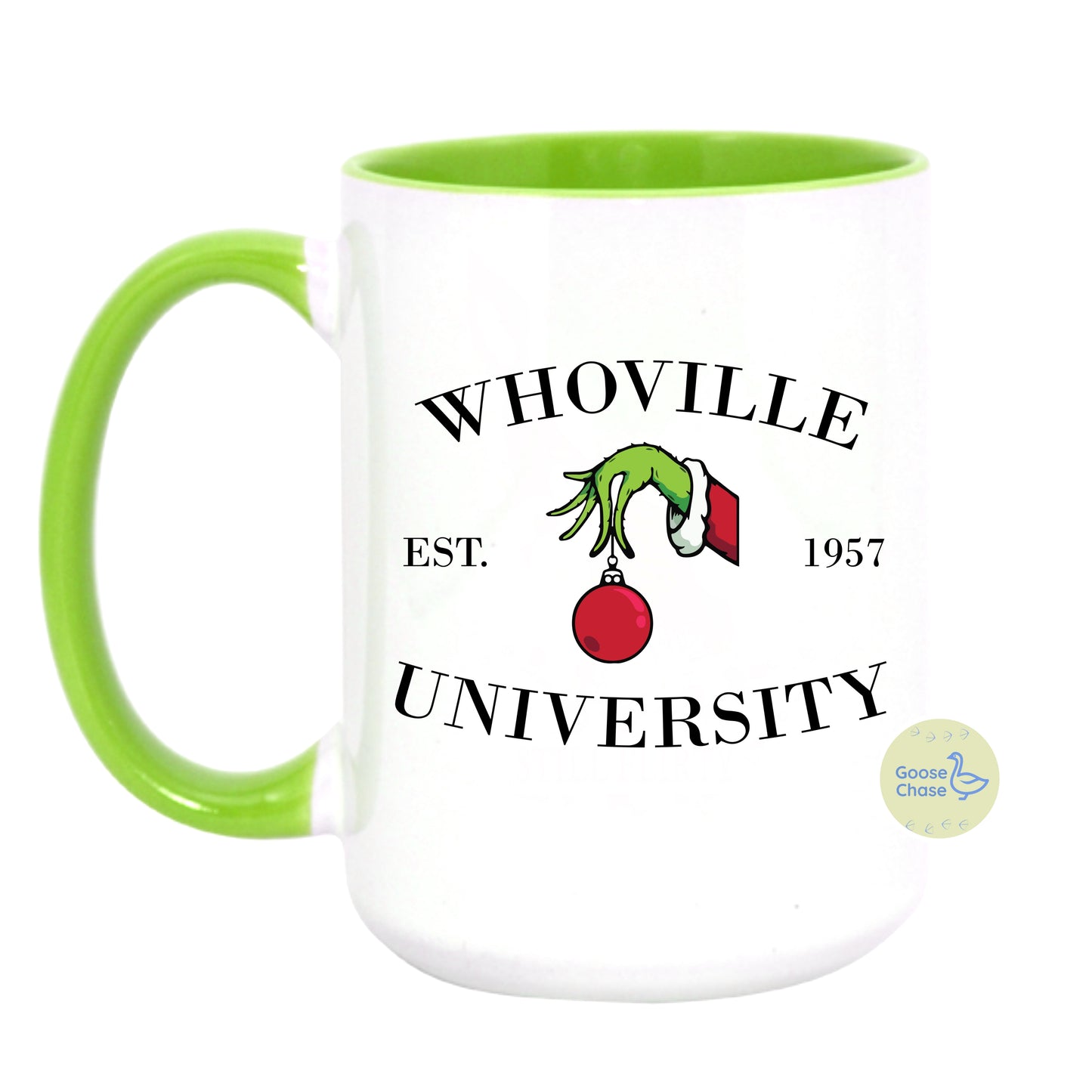 Whoville Univeristy Mug - Green