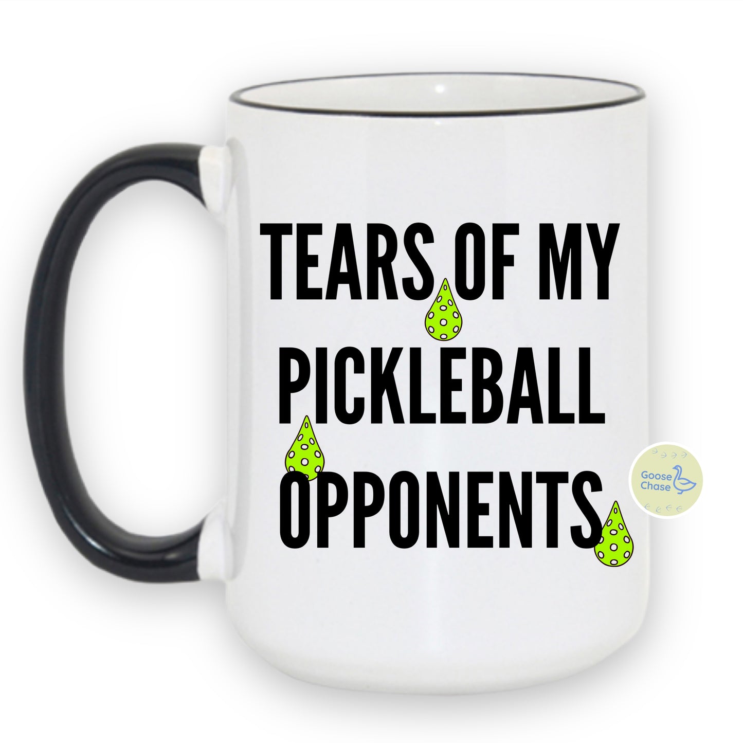 Pickleball Mug - Tears of My Opponents - Black