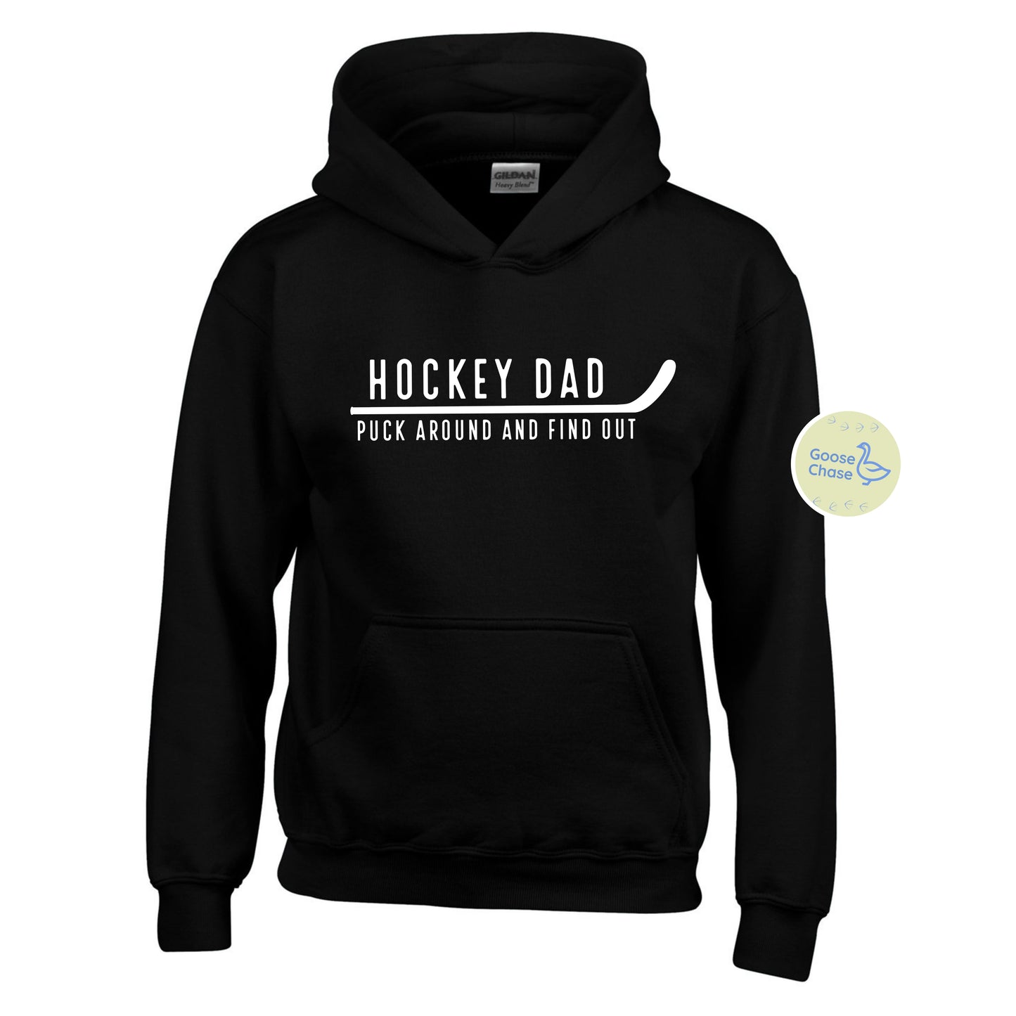 Hockey Dad Puck Around and Find Out Hoodie