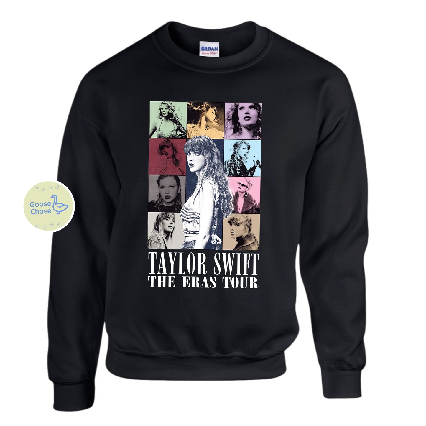Taylor Swift Eras Tour Crewneck Black