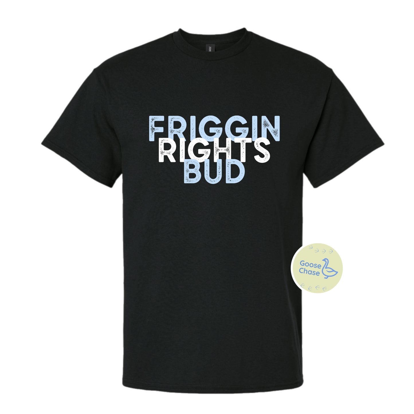 Friggin Rights Bud Hockey Tee Black