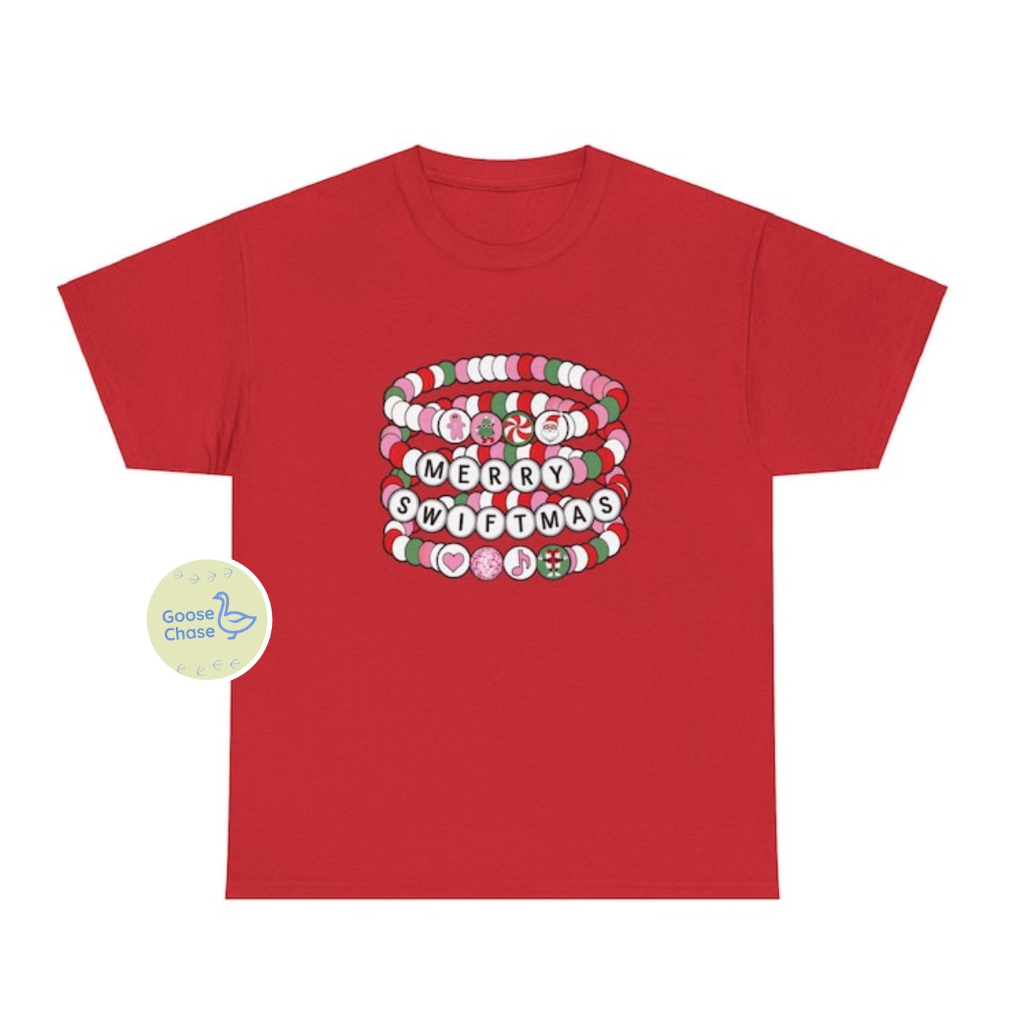 Merry Swiftmas Friendship Bracelet T-Shirt
