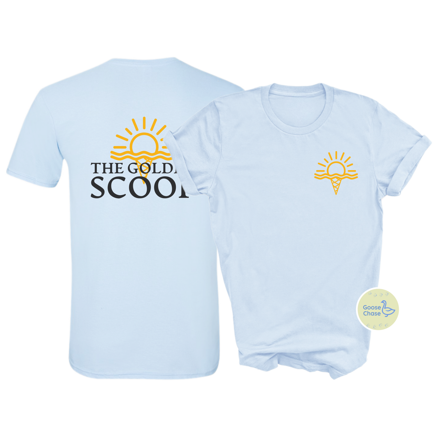 Golden Scoop T-Shirt Blue