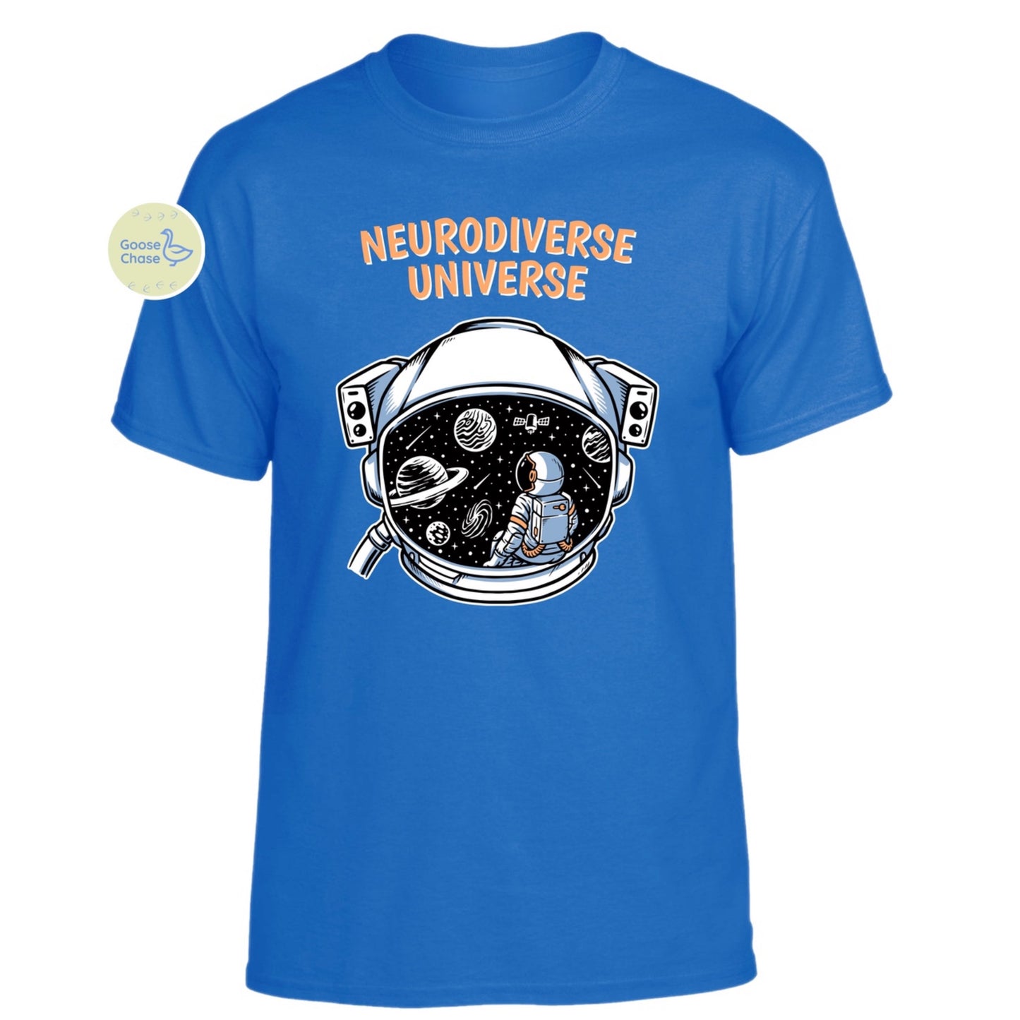 Neurodiverse Universe Astronaut Tee Royal