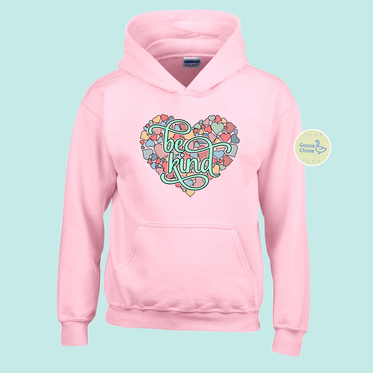 Kindhearted - Be Kind in a Heart of Hearts Hoodie