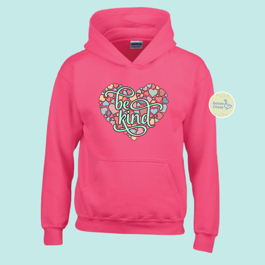 Kindhearted - Be Kind in a Heart of Hearts Hoodie