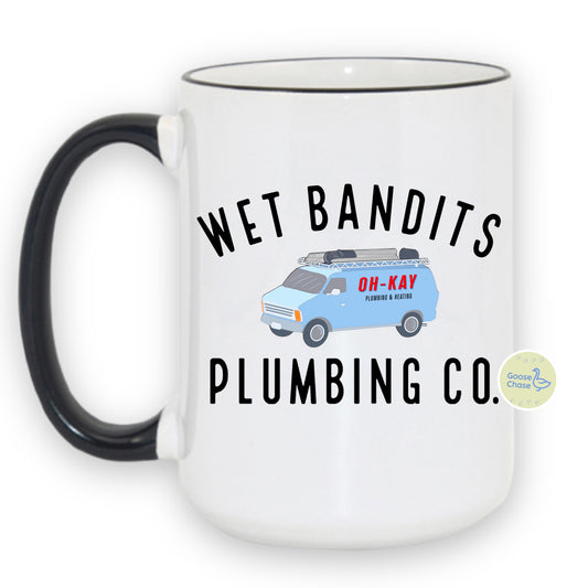 Wet Bandits Plumbing Mug - Black