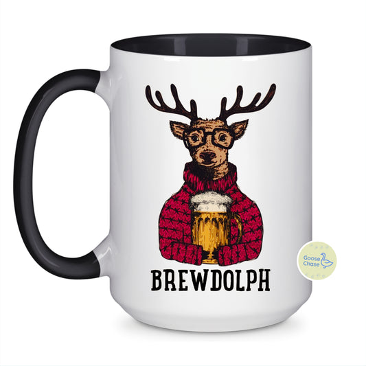 Brewdolph Reindeer Christmas Mug - Beer