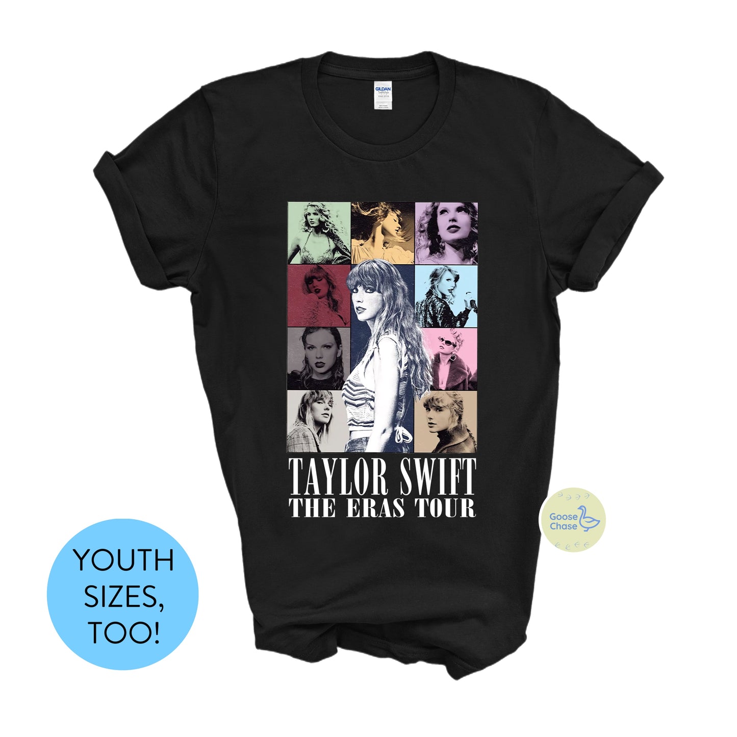 Taylor Swift Eras Tour Tee Black