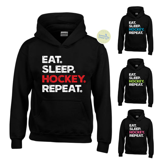 Eat. Sleep. Hockey. Repeat. Hoodie