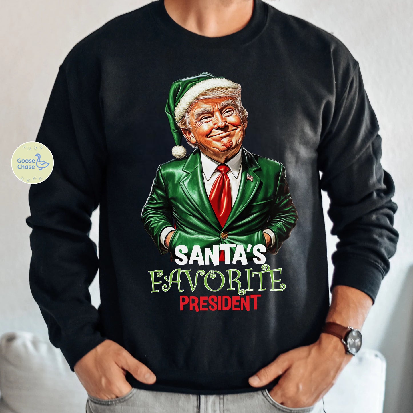 Santa’s Favorite President - T-shirt or Crewneck