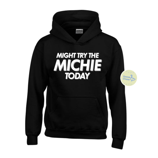 Might Try the Michie Today Hockey Hoodie Black