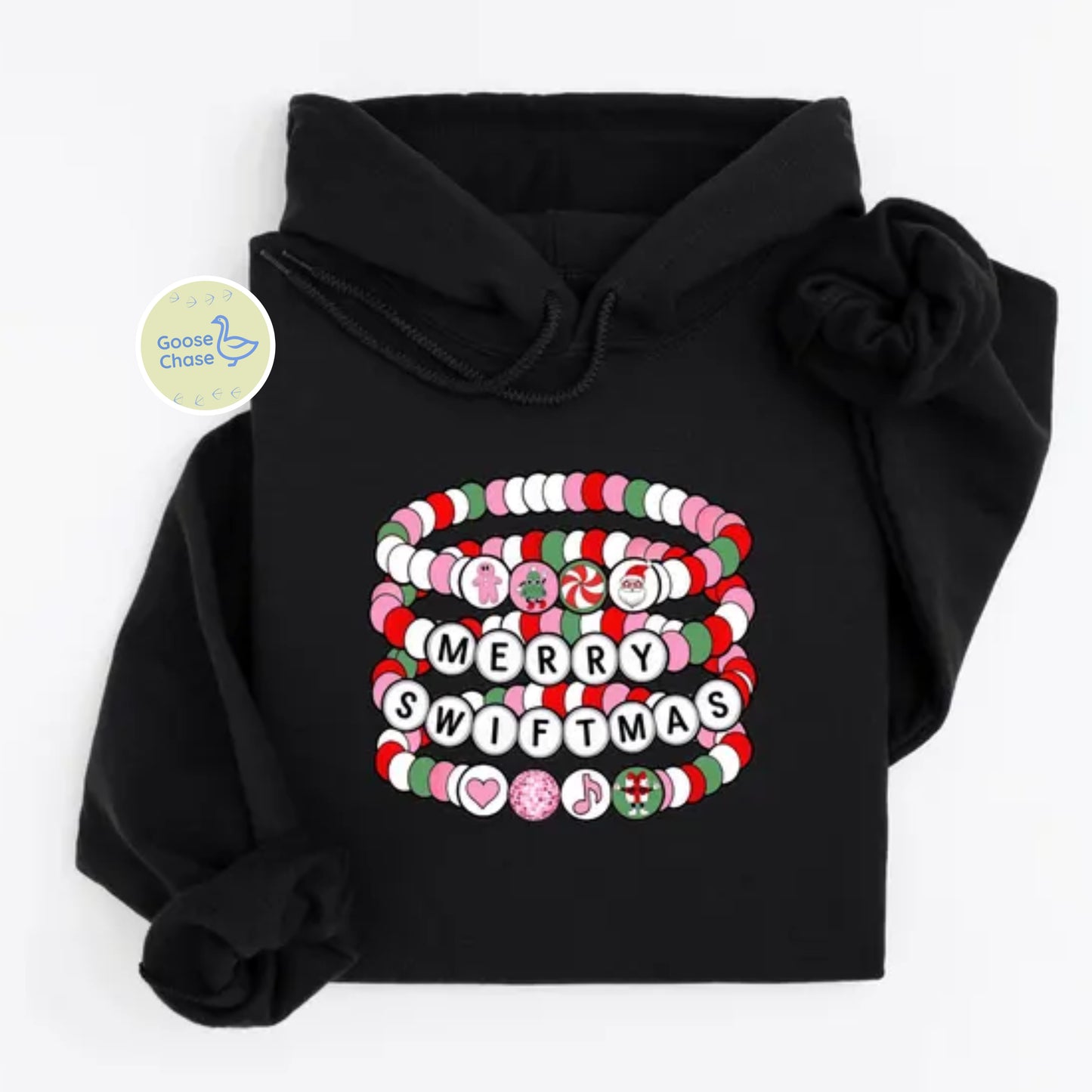 Merry Swiftmas Friendship Bracelet Hoodie