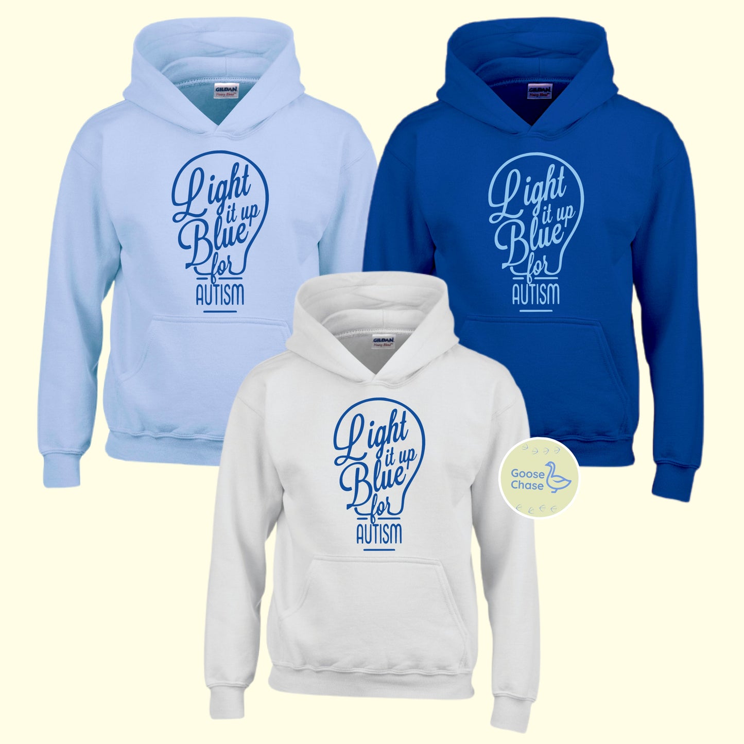 Light It Up Blue for Autism Hoodie