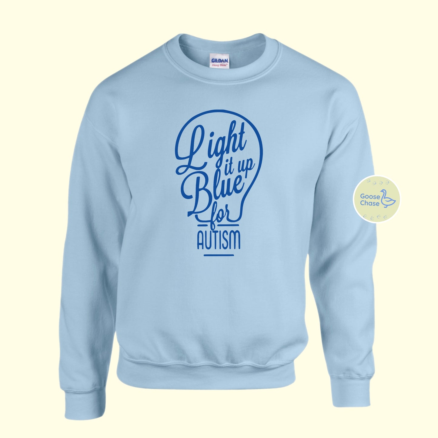 Light It Up Blue for Autism Crewneck Sweatshirt