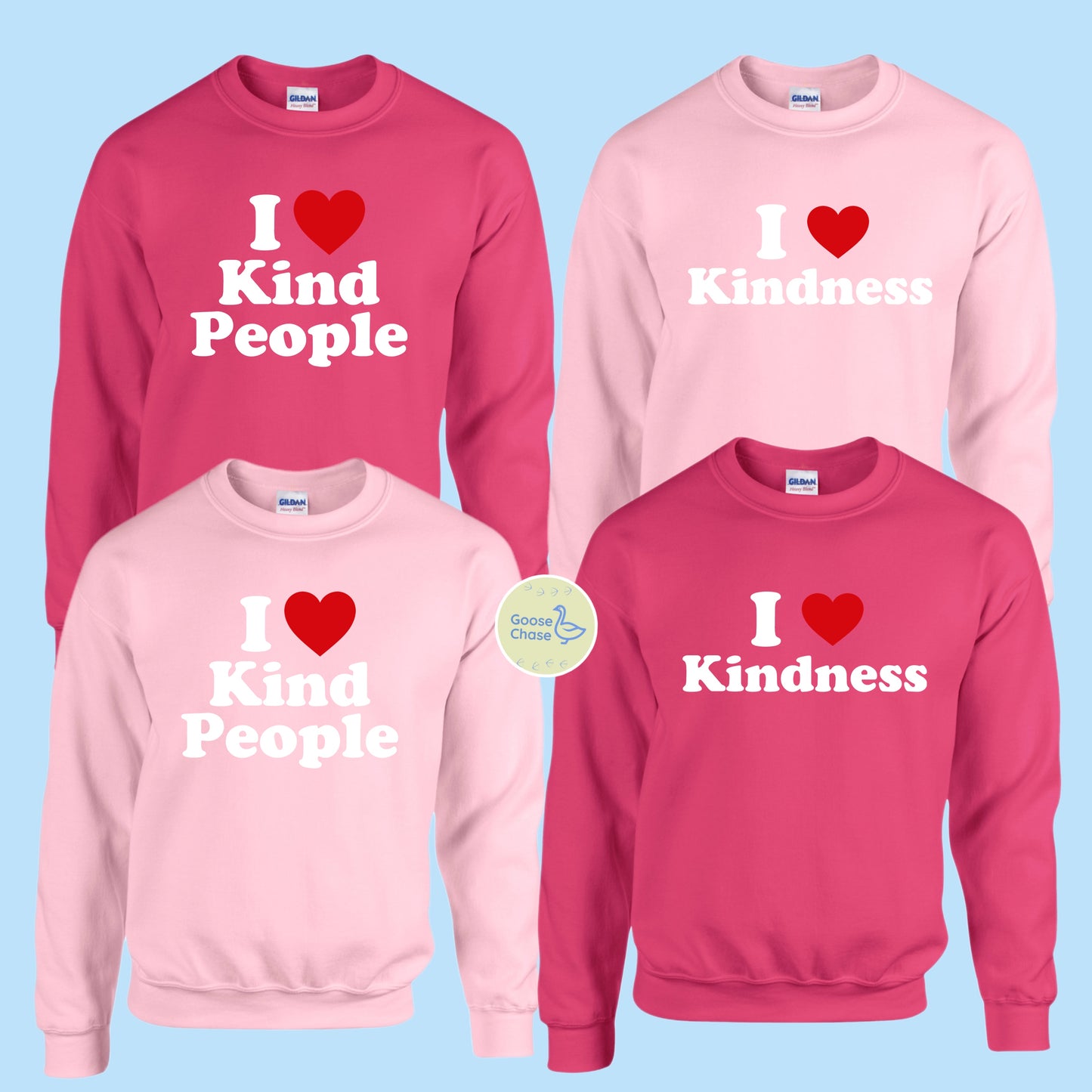 I Heart Kindness Crewneck Sweatshirt