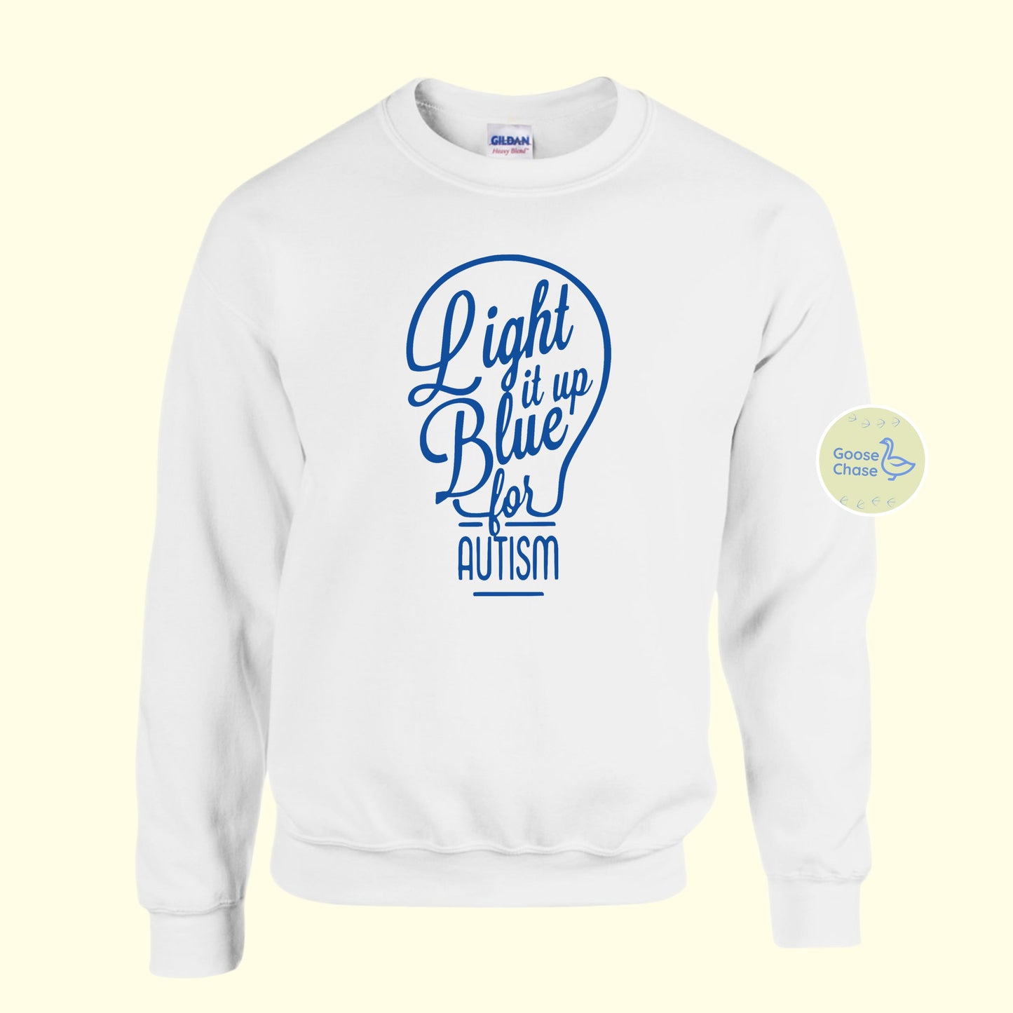 Light It Up Blue for Autism Crewneck Sweatshirt