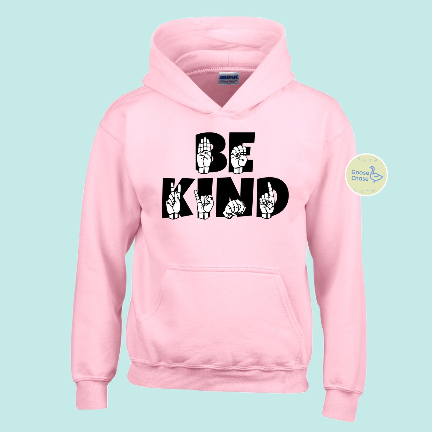 Sign Language ASL Be Kind Hoodie